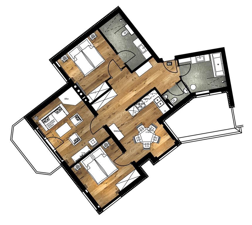 Apartmenthaus Enzian Hochsoelden Bagian luar foto
