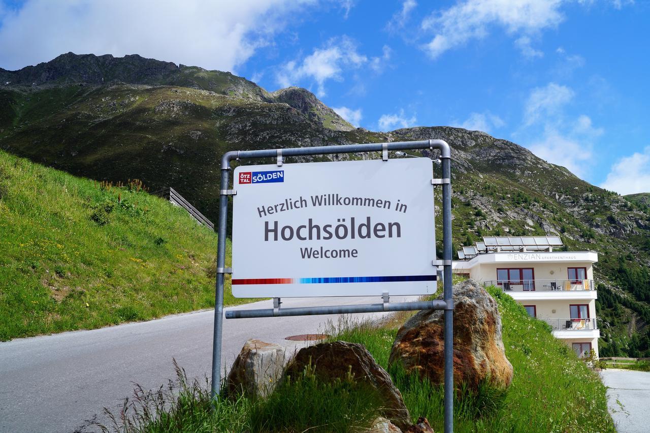 Apartmenthaus Enzian Hochsoelden Bagian luar foto